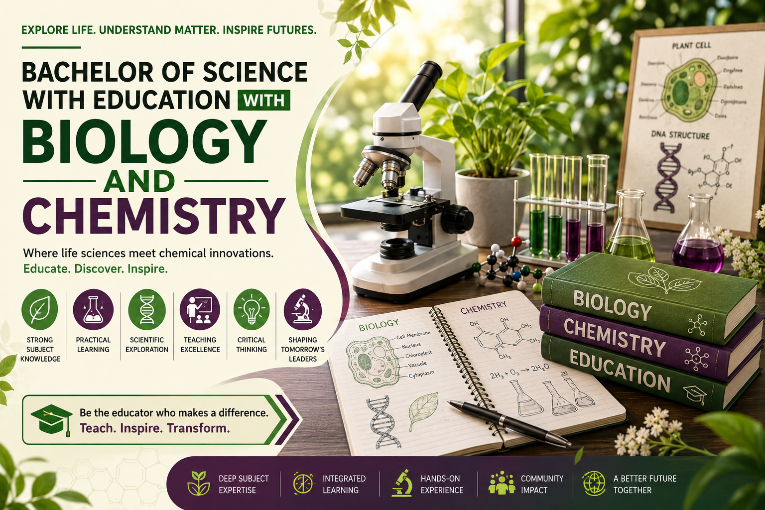 Bachelor of Science with Education With Biology and Chemistry