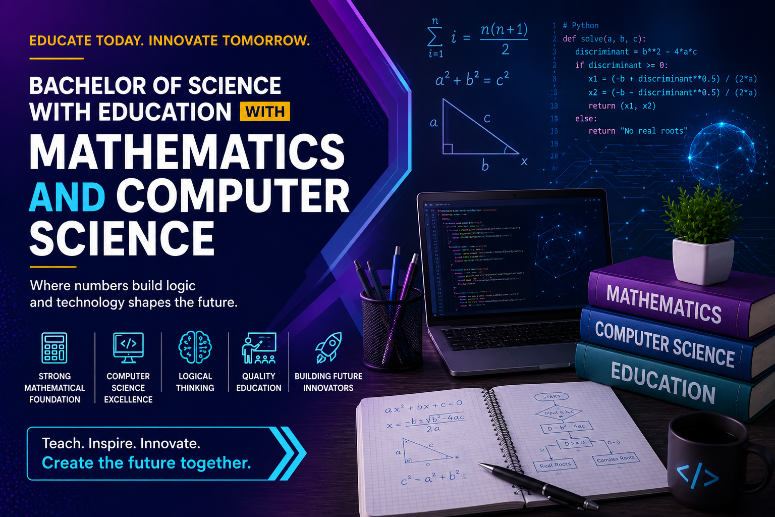 Bachelor of Science with Education With Mathematics and Computer Science