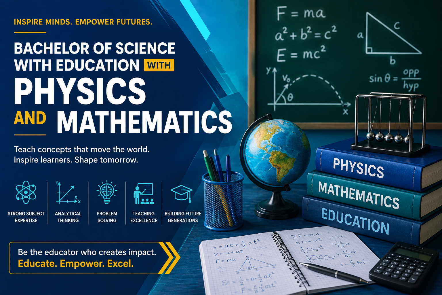 Bachelor of Science with Education With Physics and Mathematics 